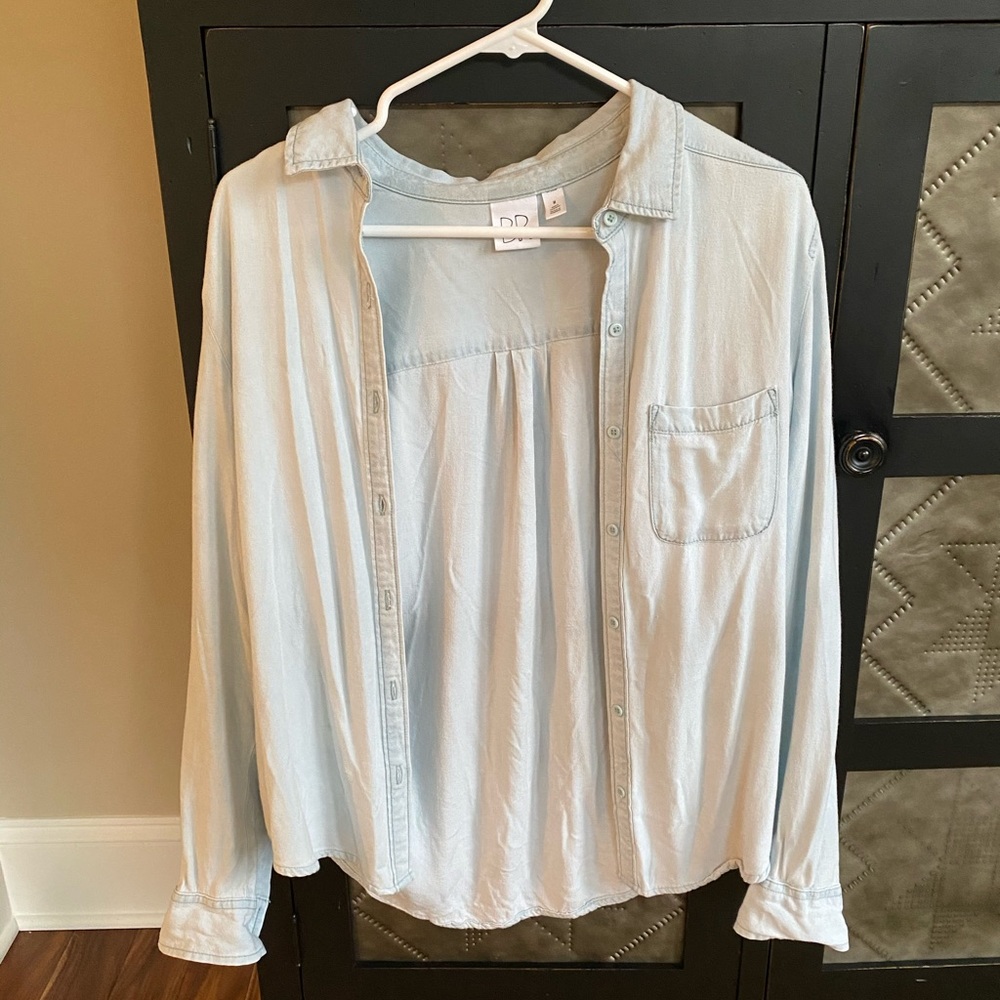 Chambray button up shirt